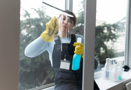 Nettoyage de vitres intérieures et extérieures à la Roche-de-Rame